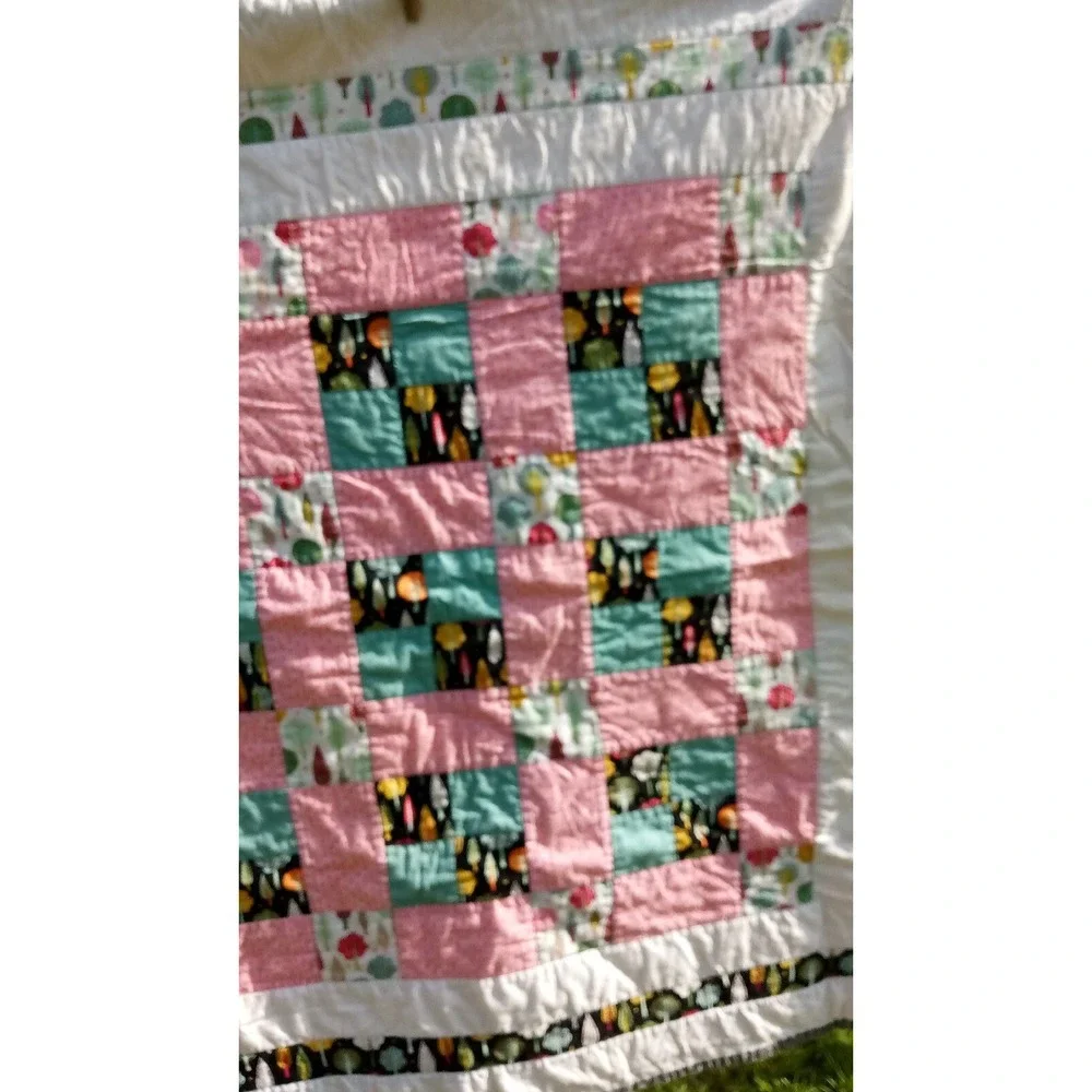 Handcrafted Childs PATCHWORK QUILT  39